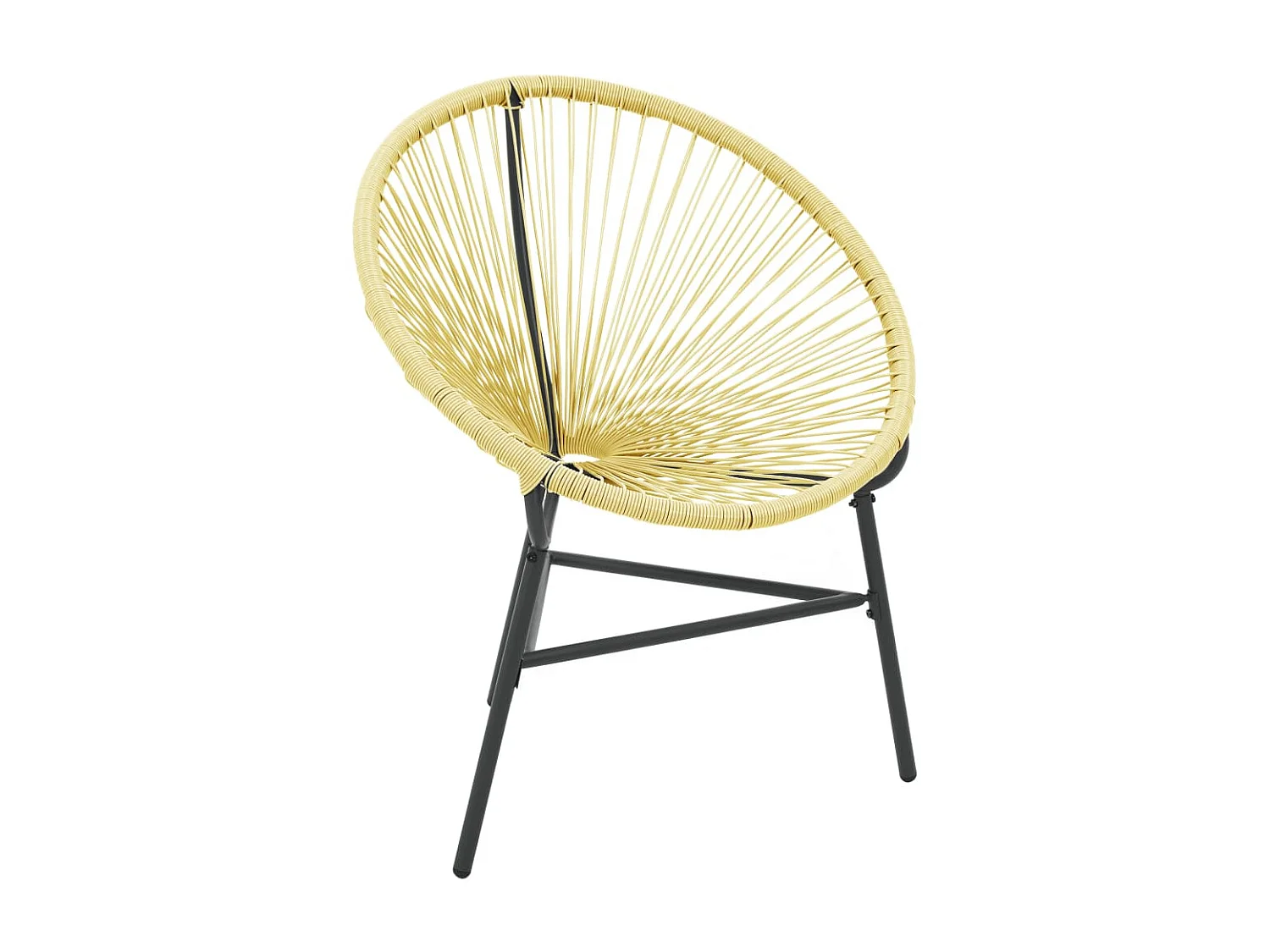 Chaise de jardin Acapulco Résine tressée Beige SEF51605