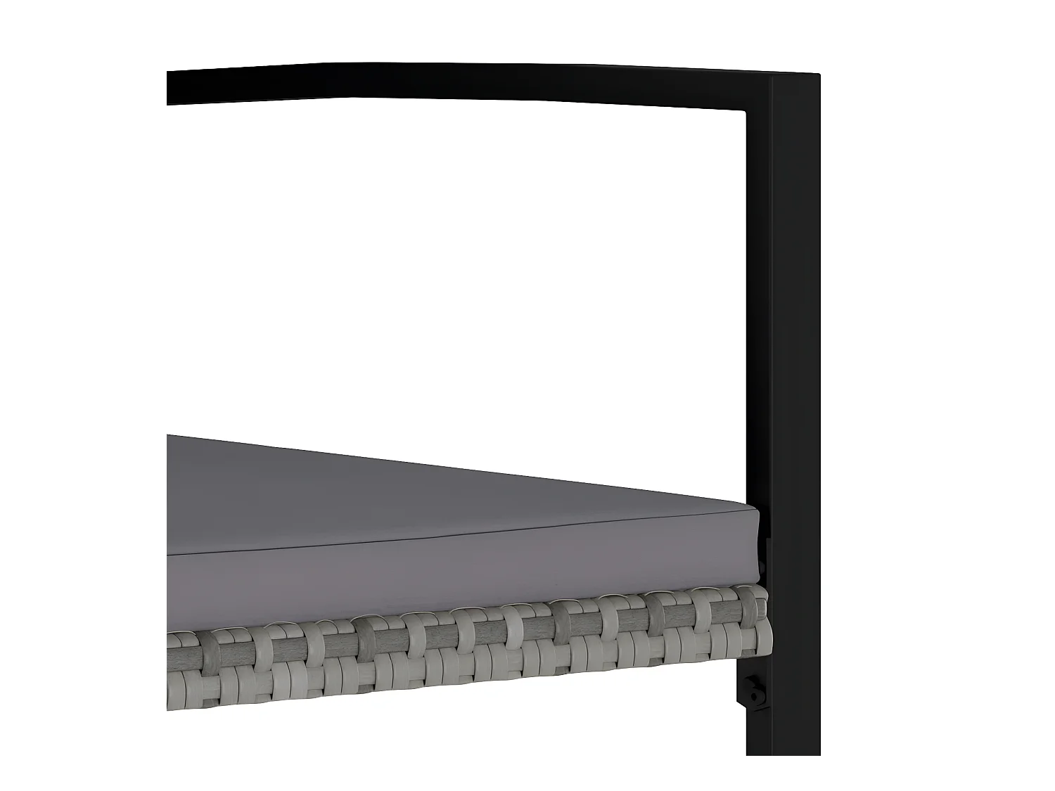 Cadeiras de jantar para jardim 2 pcs vime PE cinzento PT943565