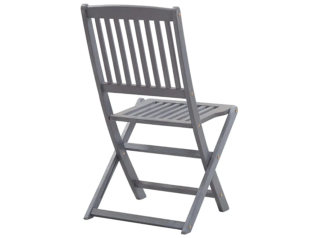 Klappbare Gartenstühle 2 Stk.| Outdoor-Stuhl Massivholz Akazie -gkd731867