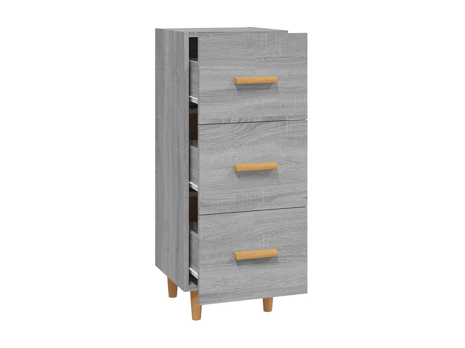 Sideboard Grau Sonoma - Lowboard 34,5x34x90 cm Holzwerkstoff -RM83916