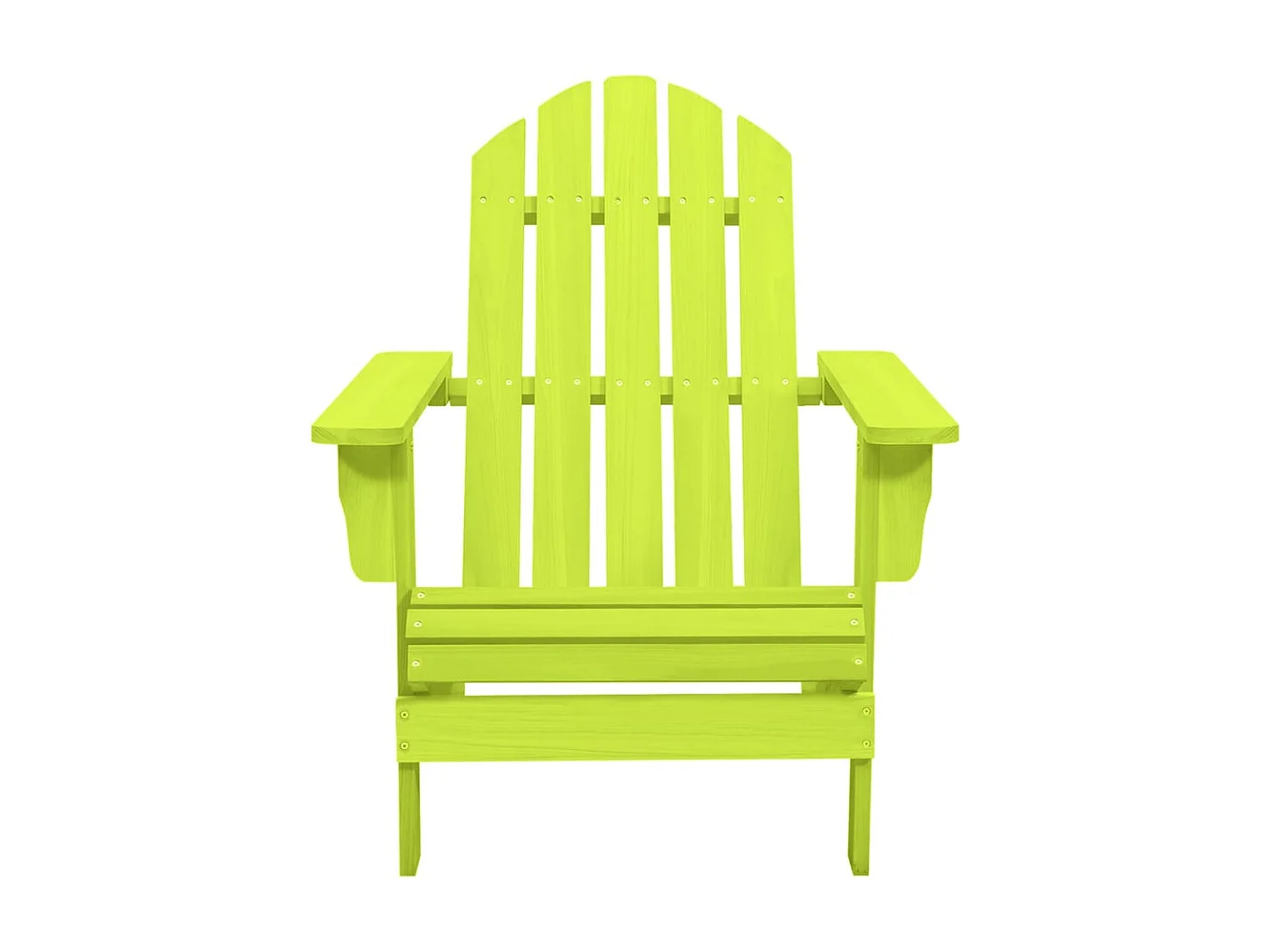Chaise de jardin Adirondack Bois de sapin massif Vert SEF65680