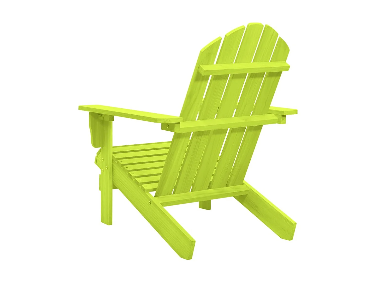 Cadeira Adirondack para jardim abeto maciço verde PT495080