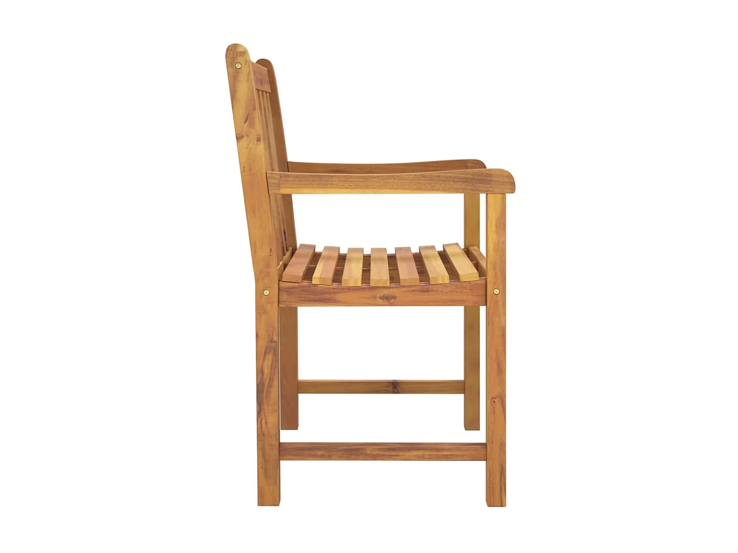 Tuinstoelen 4 st 56x55,5x90 cm massief acaciahout NL58034