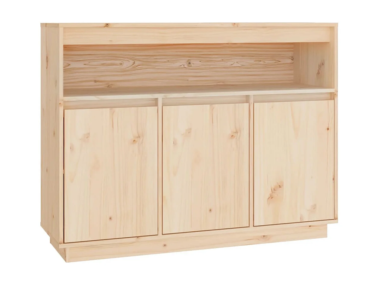 Sideboard Anrichte - 104,5x34x80 cm Massivholz Kiefer -RM15899