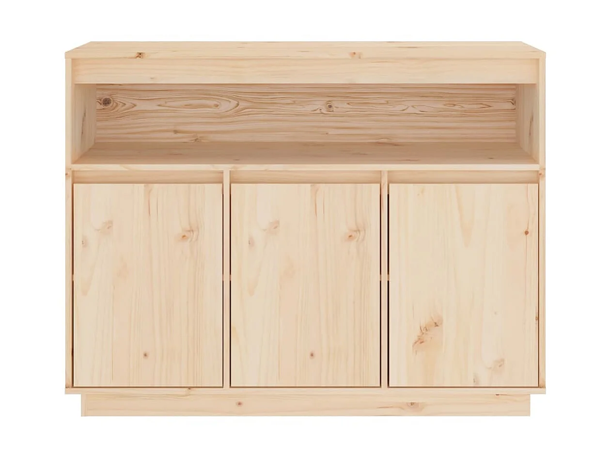 Sideboard Anrichte - 104,5x34x80 cm Massivholz Kiefer -RM15899