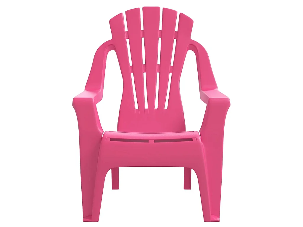 Chaises de jardin pour enfants lot de 2 rose 37x34x44 cm PP SEF69044