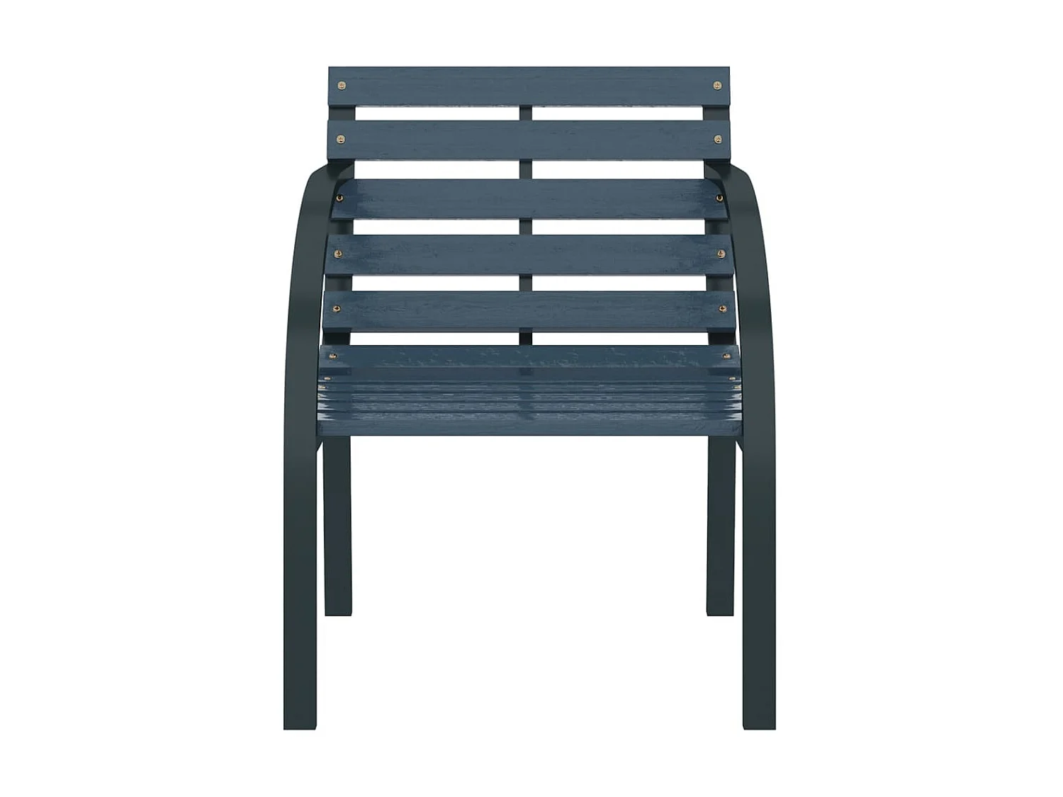 Chaises de jardin 2 pcs Gris Bois SEF69012
