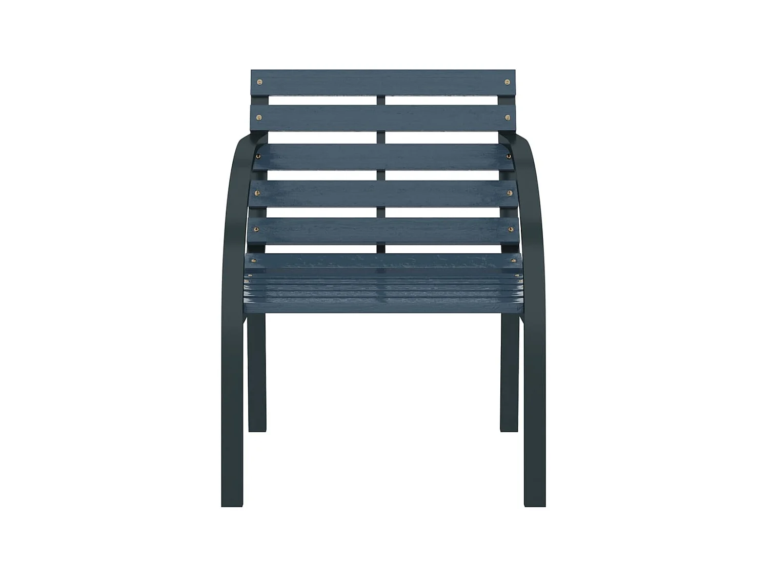 Chaises de jardin 2 pcs Gris Bois SEF69012