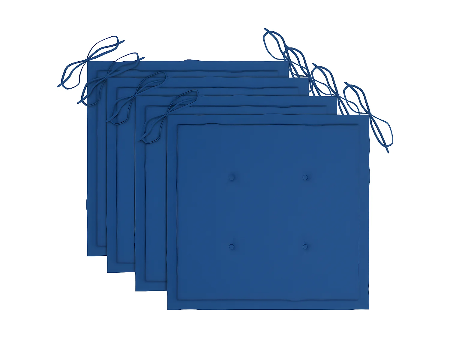 Sillas de comedor jardín con cojines 3 uds madera maciza acacia ES20049