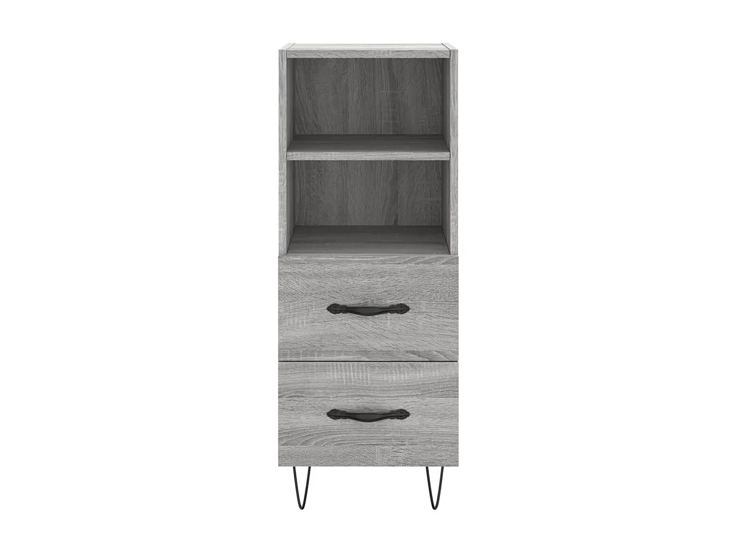 Sideboard Grau Sonoma - Lowboard 34,5x34x90 cm Holzwerkstoff -RM35616