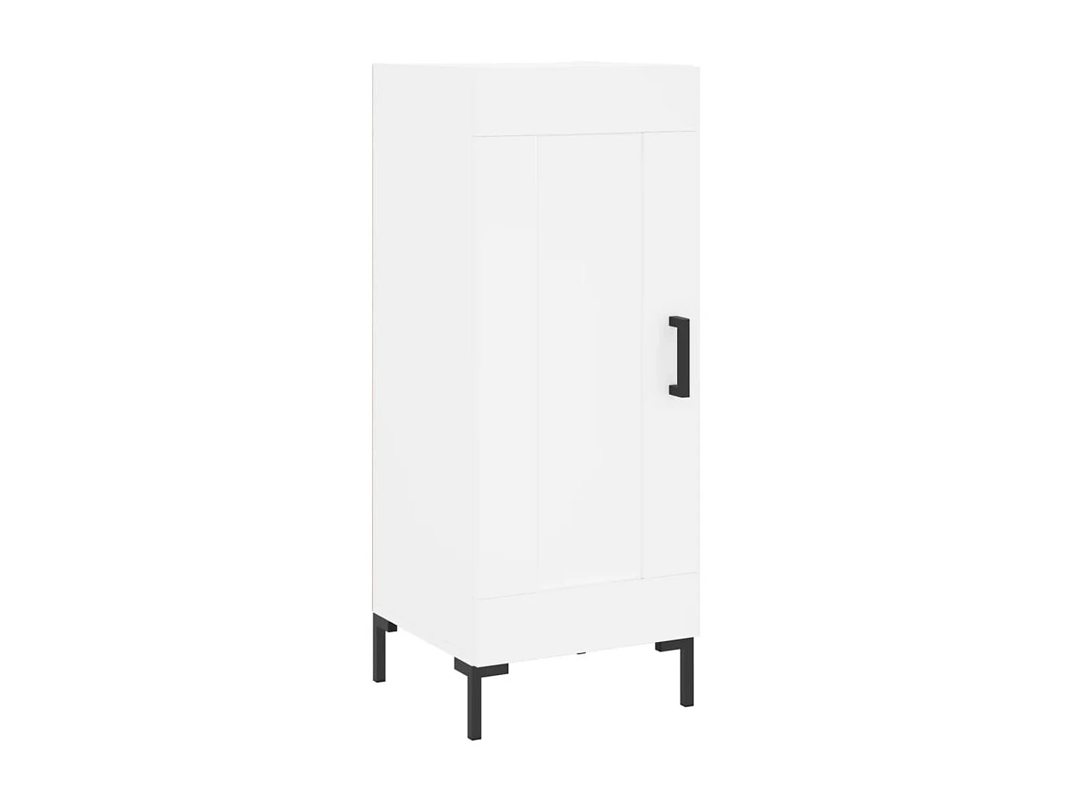 Sideboard Weiß Anrichte 34,5x34x90 cm Holzwerkstoff -RM32877