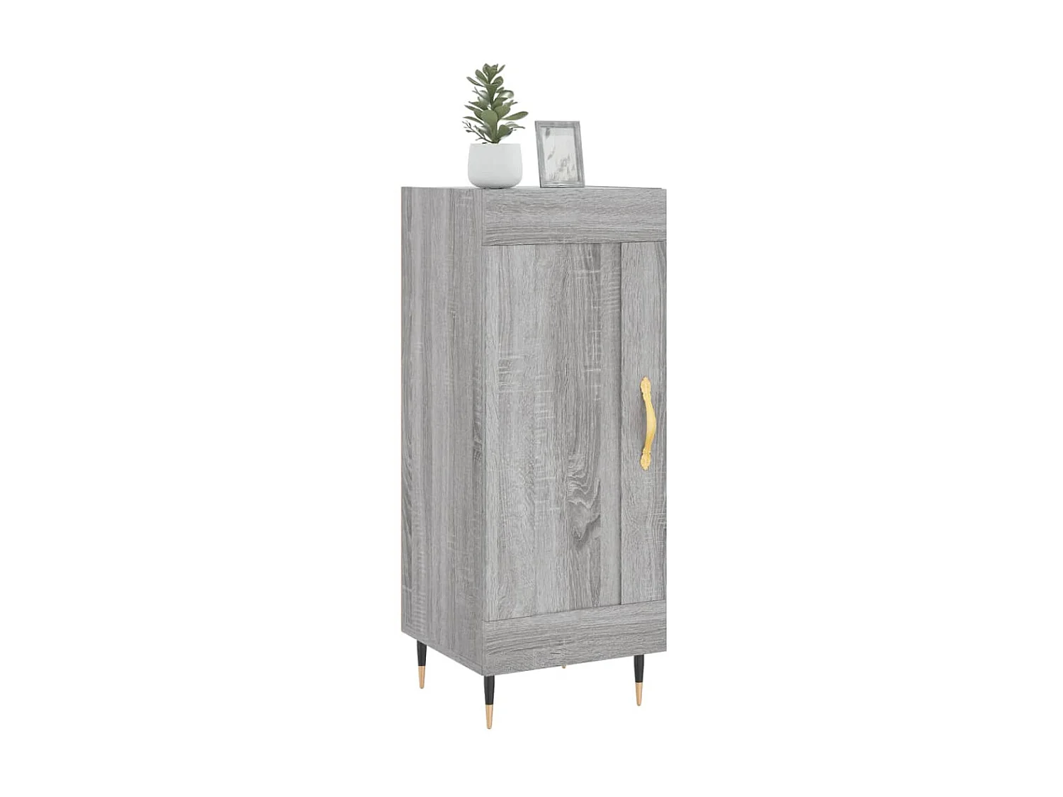 Sideboard Grau Sonoma - Lowboard 34,5x34x90 cm Holzwerkstoff -RM91195