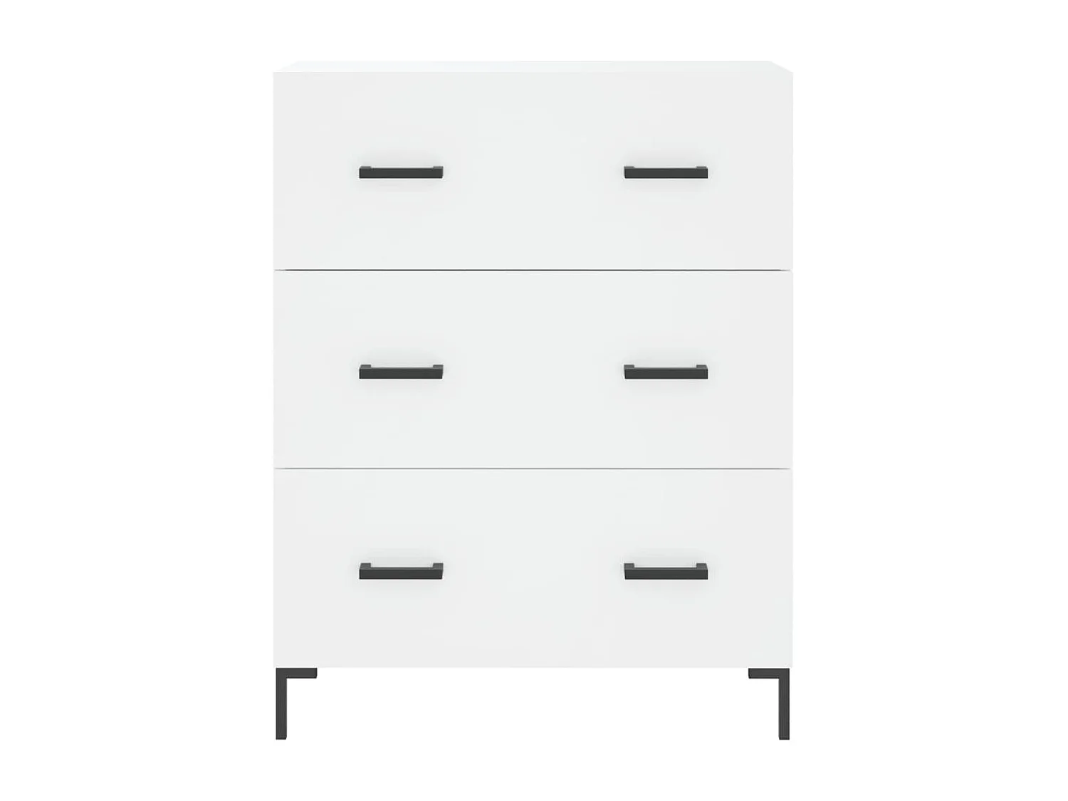 Sideboard Weiß Anrichte 69,5x34x90 cm Holzwerkstoff -RM48223