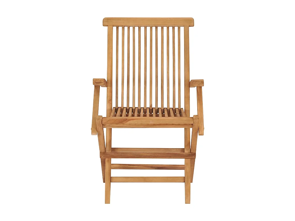 Chaises de jardin avec coussins vert 2 pcs Bois de teck massif SEF55567