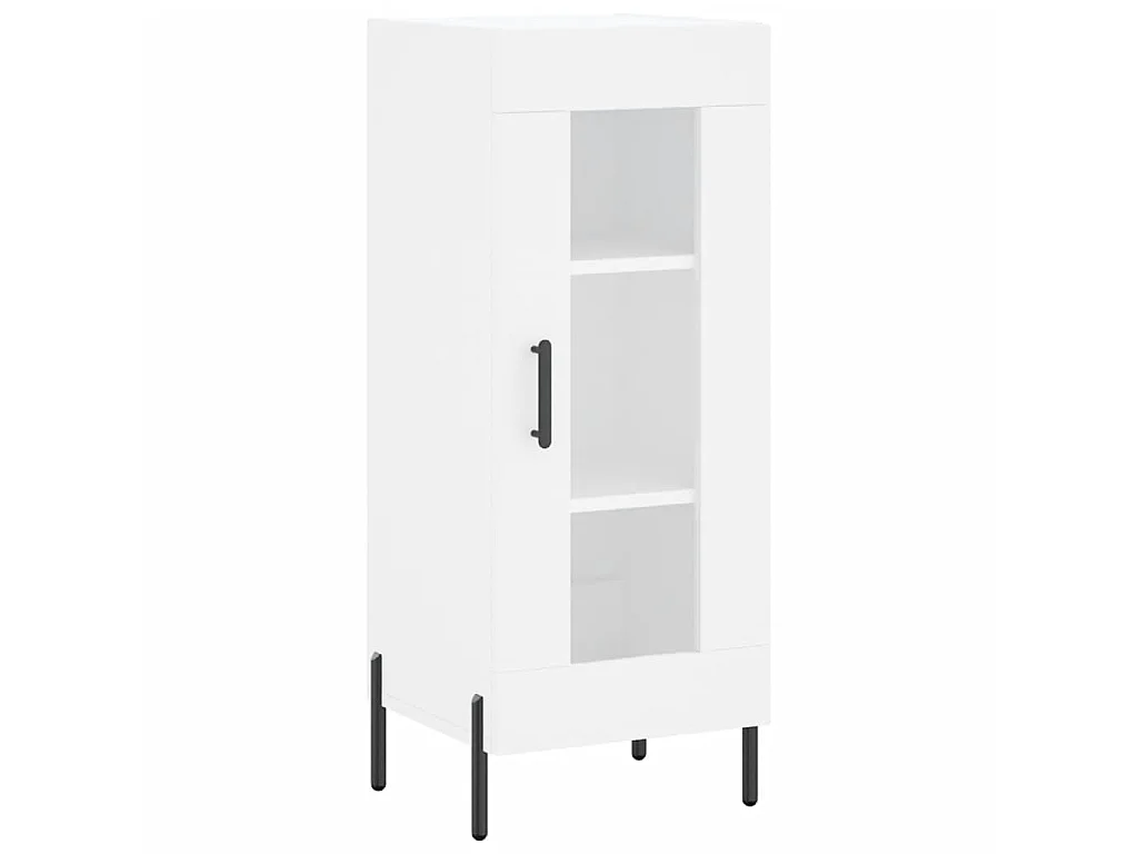 Sideboard Weiß Anrichte 34,5x34x90 cm Holzwerkstoff -RM80129