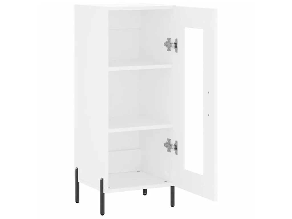 Sideboard Weiß Anrichte 34,5x34x90 cm Holzwerkstoff -RM80129