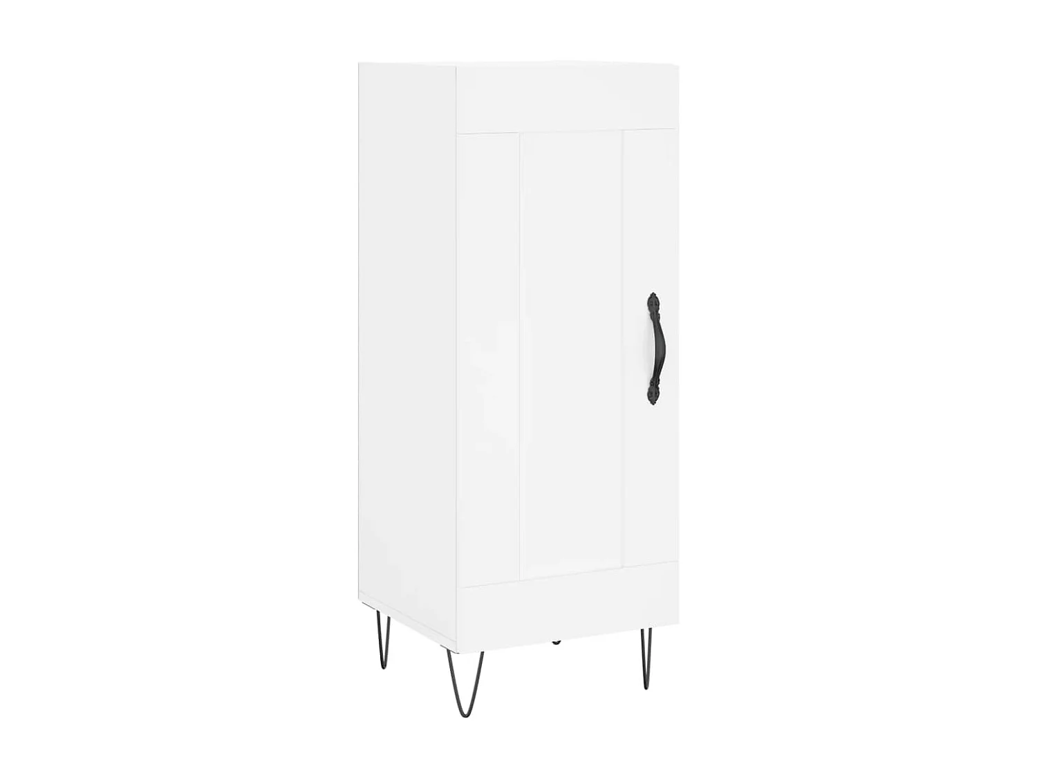 Sideboard Weiß Anrichte 34,5x34x90 cm Holzwerkstoff -RM65096