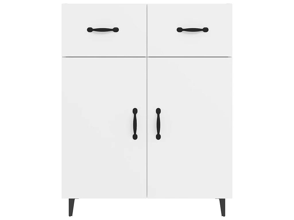 Sideboard Weiß Anrichte 69,5x34x90 cm Holzwerkstoff -RM30334