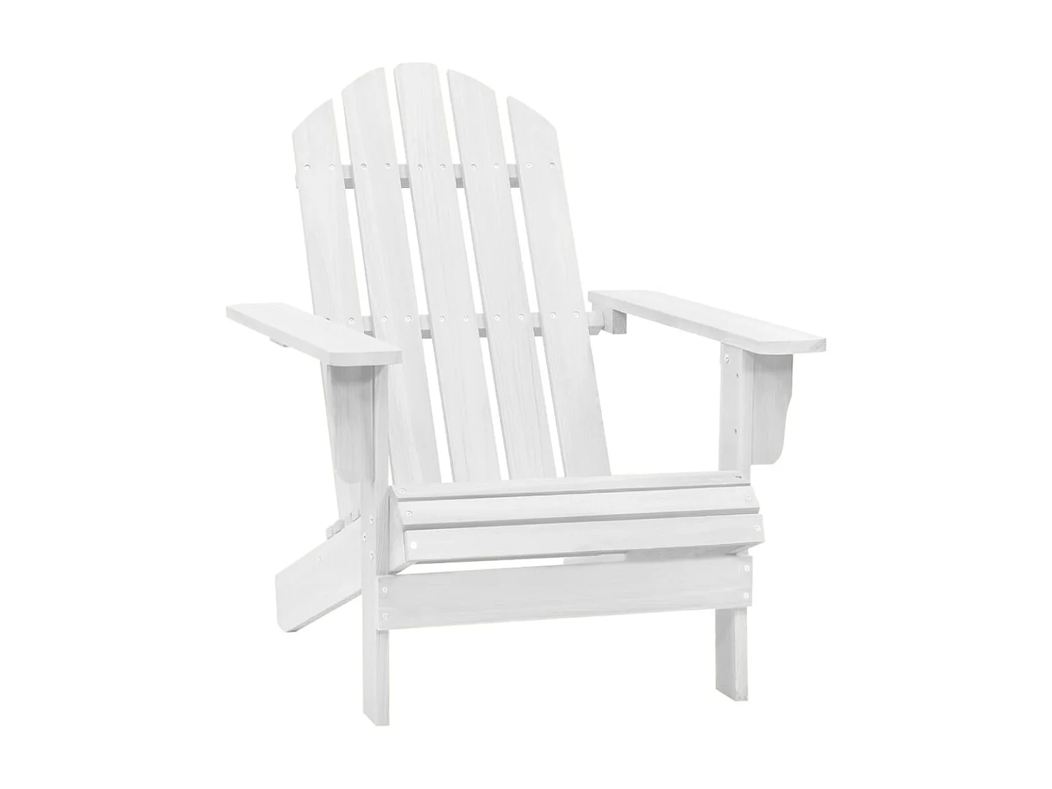 Chaise de jardin bois blanc SEF95581
