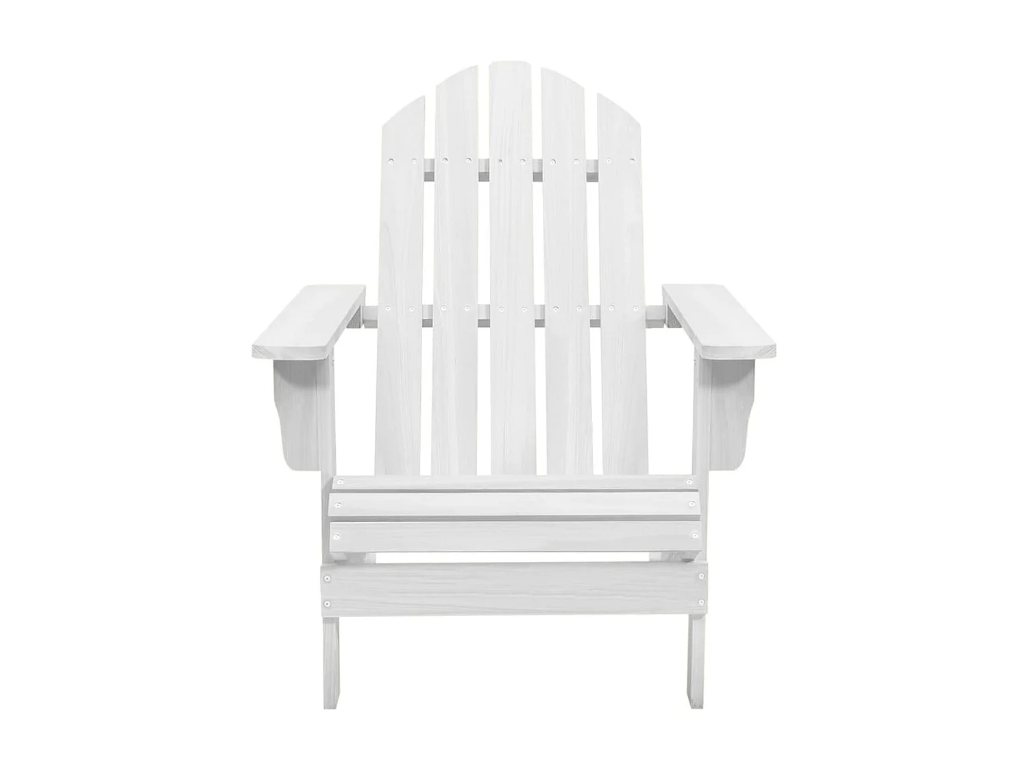 Chaise de jardin bois blanc SEF95581