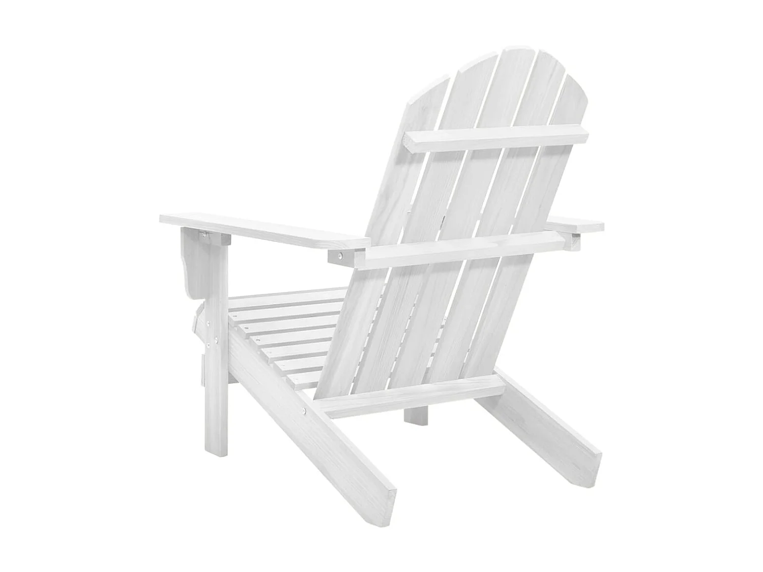 Chaise de jardin bois blanc SEF95581