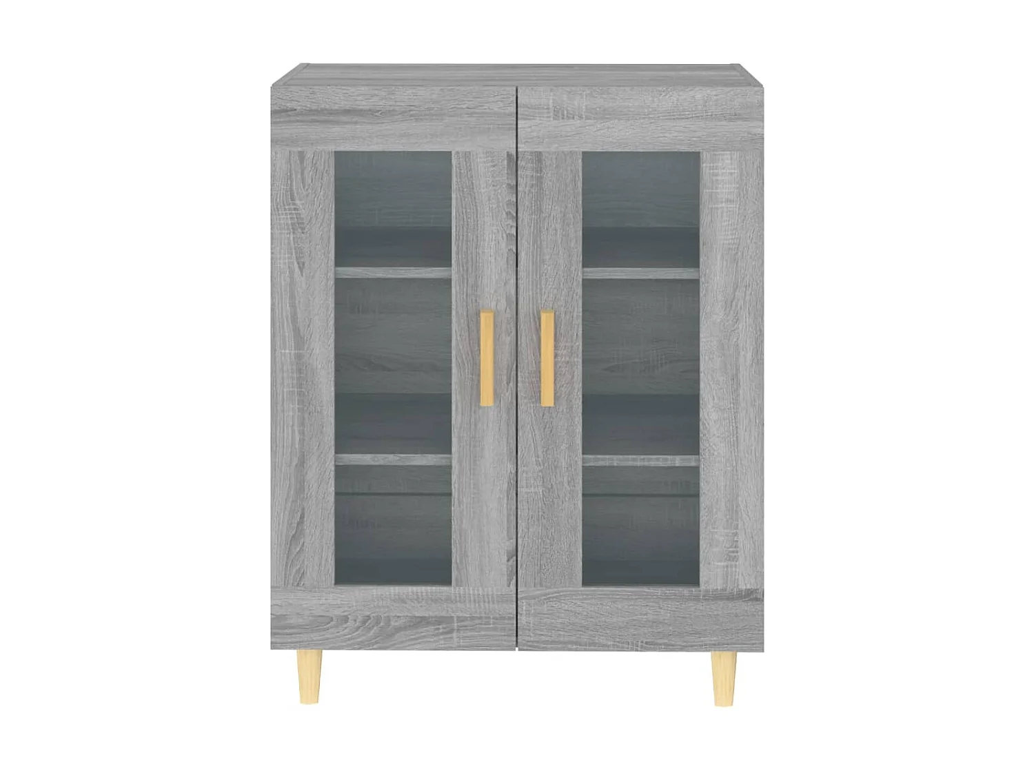 Sideboard Grau Sonoma - Lowboard 69,5x34x90 cm Holzwerkstoff -RM19546