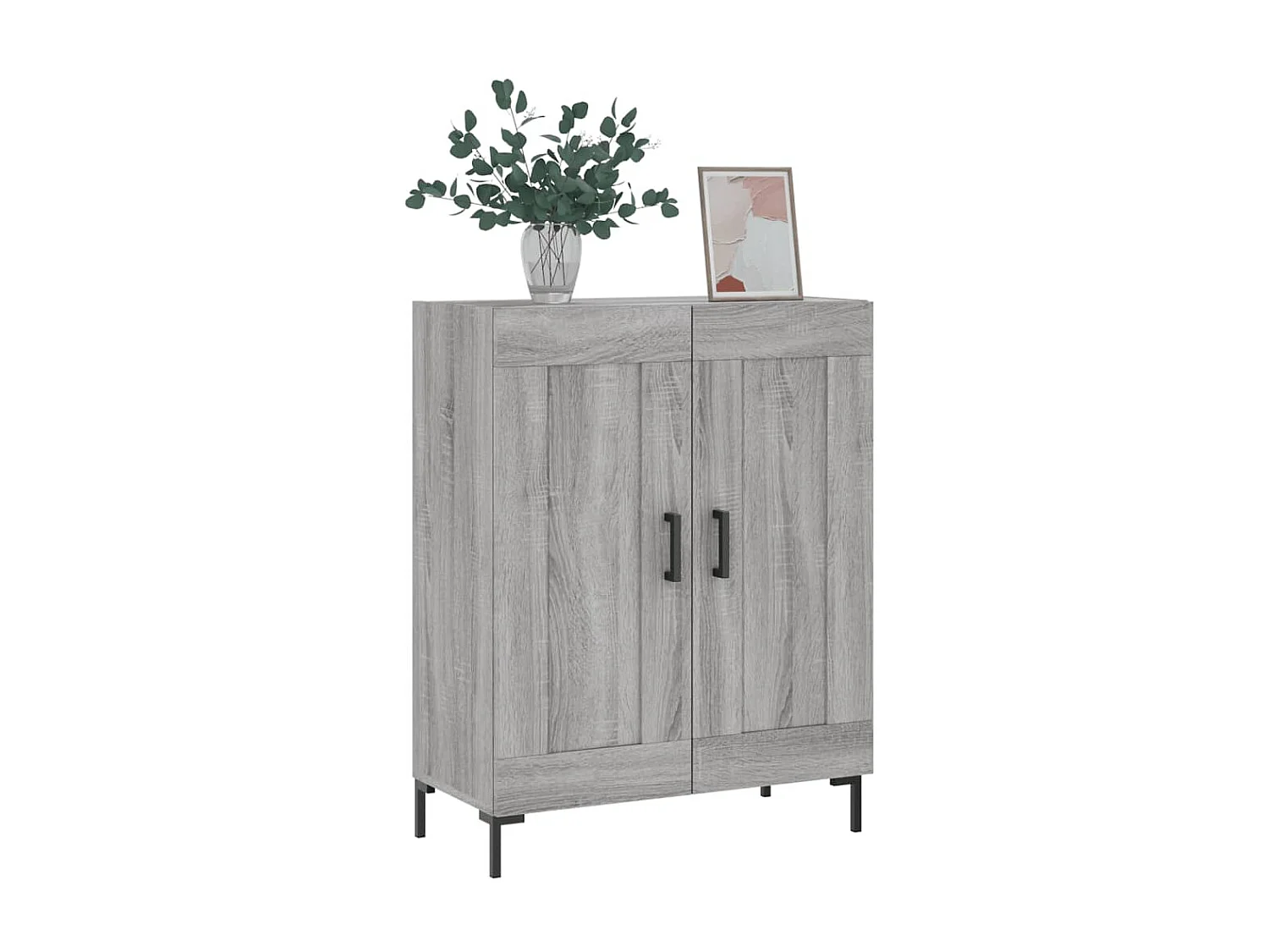 Sideboard Grau Sonoma - Lowboard 69,5x34x90 cm Holzwerkstoff -RM37027