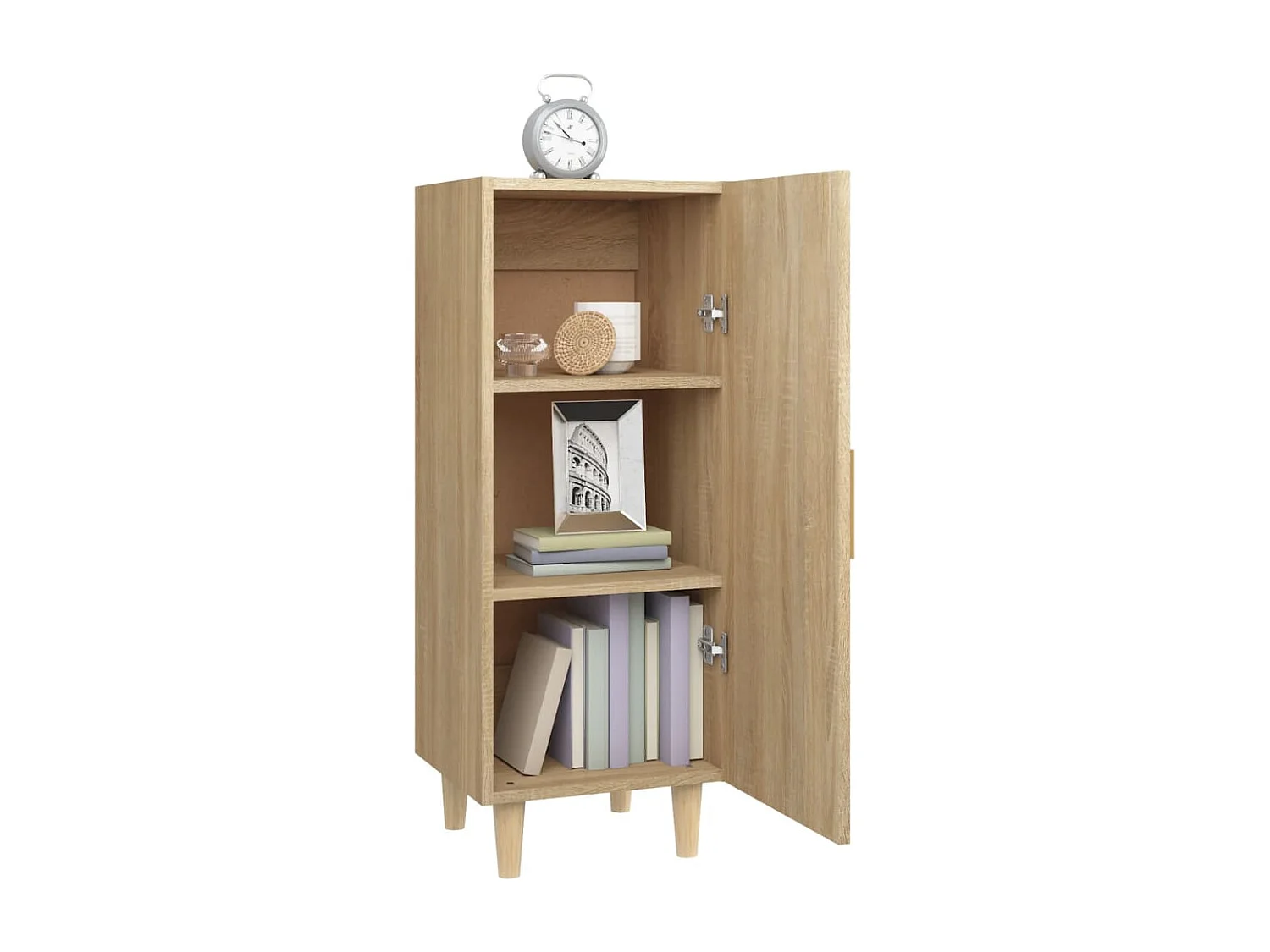 Sideboard Anrichte Sonoma-Eiche 34,5x34x90 cm Holzwerkstoff -RM76879