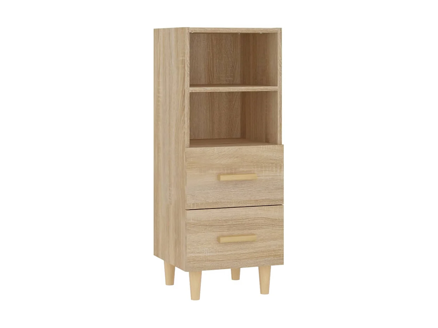 Sideboard Anrichte Sonoma-Eiche 34,5x34x90 cm Holzwerkstoff -RM52439