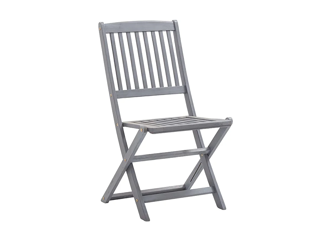 Klappbare Gartenstühle 4 Stk.| Outdoor-Stuhl Massivholz Akazie -gkd405810