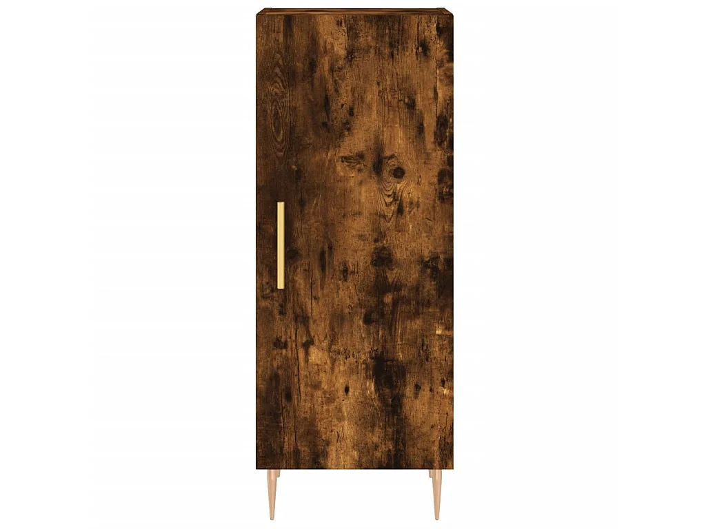 Sideboard Anrichte Räuchereiche 34,5x34x90 cm Holzwerkstoff -RM16884