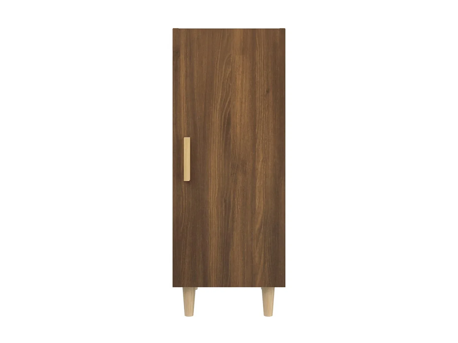 Sideboard Lowboard - Braun Eichen-Optik 34,5x34x90 cm Holzwerkstoff -RM85973