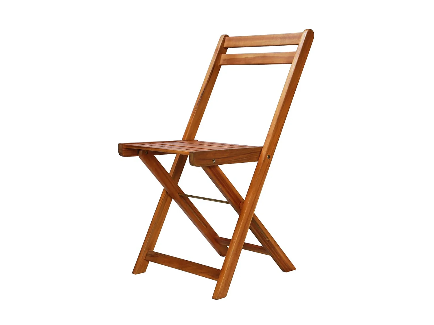 Chaises de bistro d'extérieur 2 pcs Bois d'acacia solide SEF79751