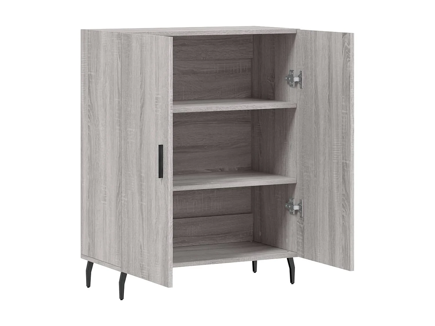 Sideboard Grau Sonoma - Lowboard 69,5x34x90 cm Holzwerkstoff -RM32371
