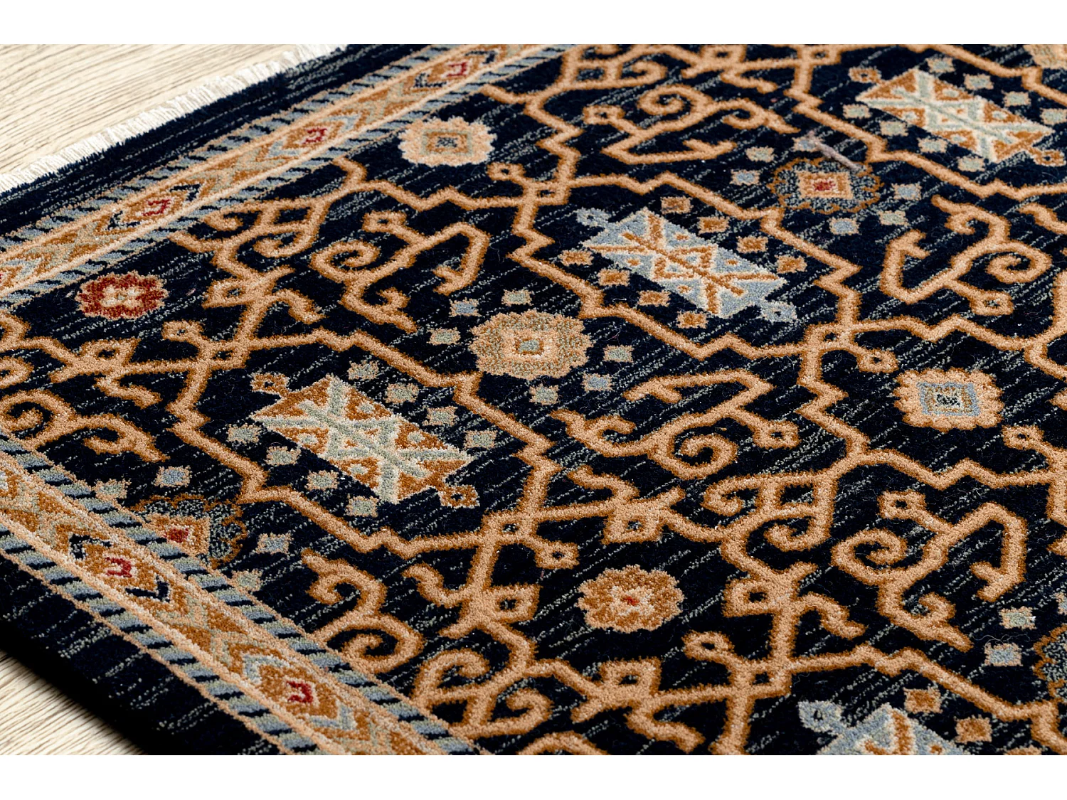 Tapijt KESHAN oosters klassiek 7521/53555 beige / blauw 80x145 cm