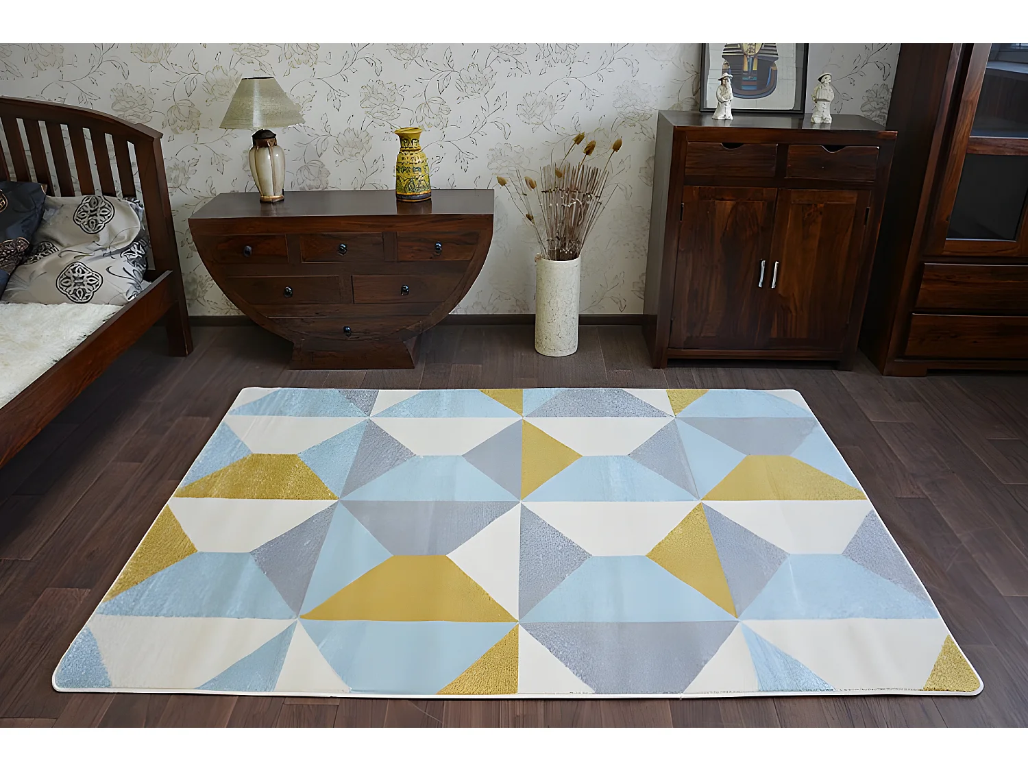 Tapijt NORDIC BLOKKEERT Geel G4578 180x270 cm