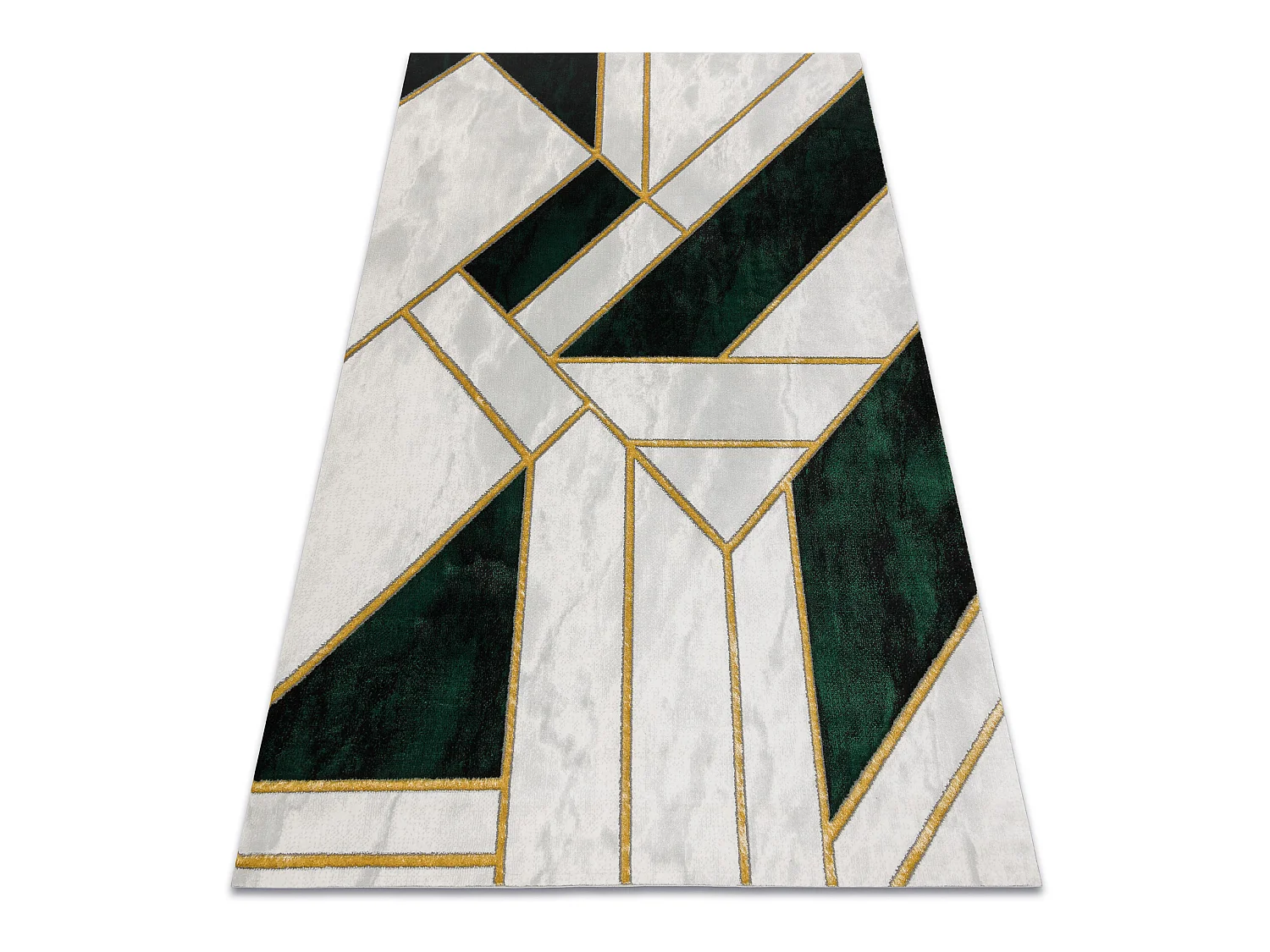 Tapis EMERALD exclusif 1015 glamour, élégant marbre, géométrique b 160x220 cm