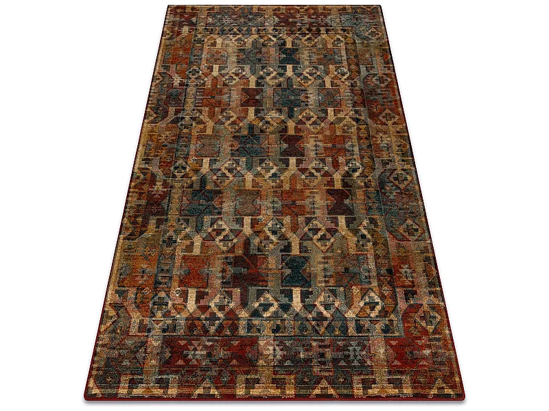 Tappeto di lana OMEGA HIMBA rubino chiaro 170x235 cm