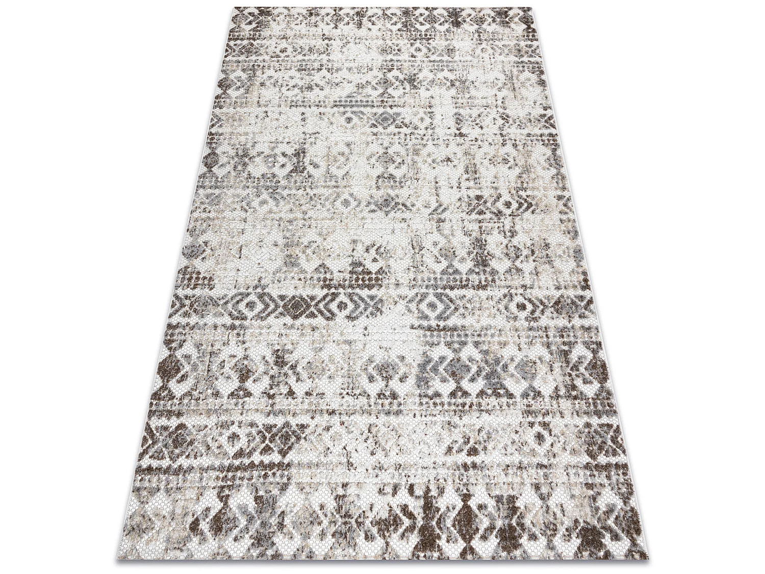 Tapijt Structureel SOLE D3732 Azteeks, diamanten Plat geweven, twee po 180x270 cm