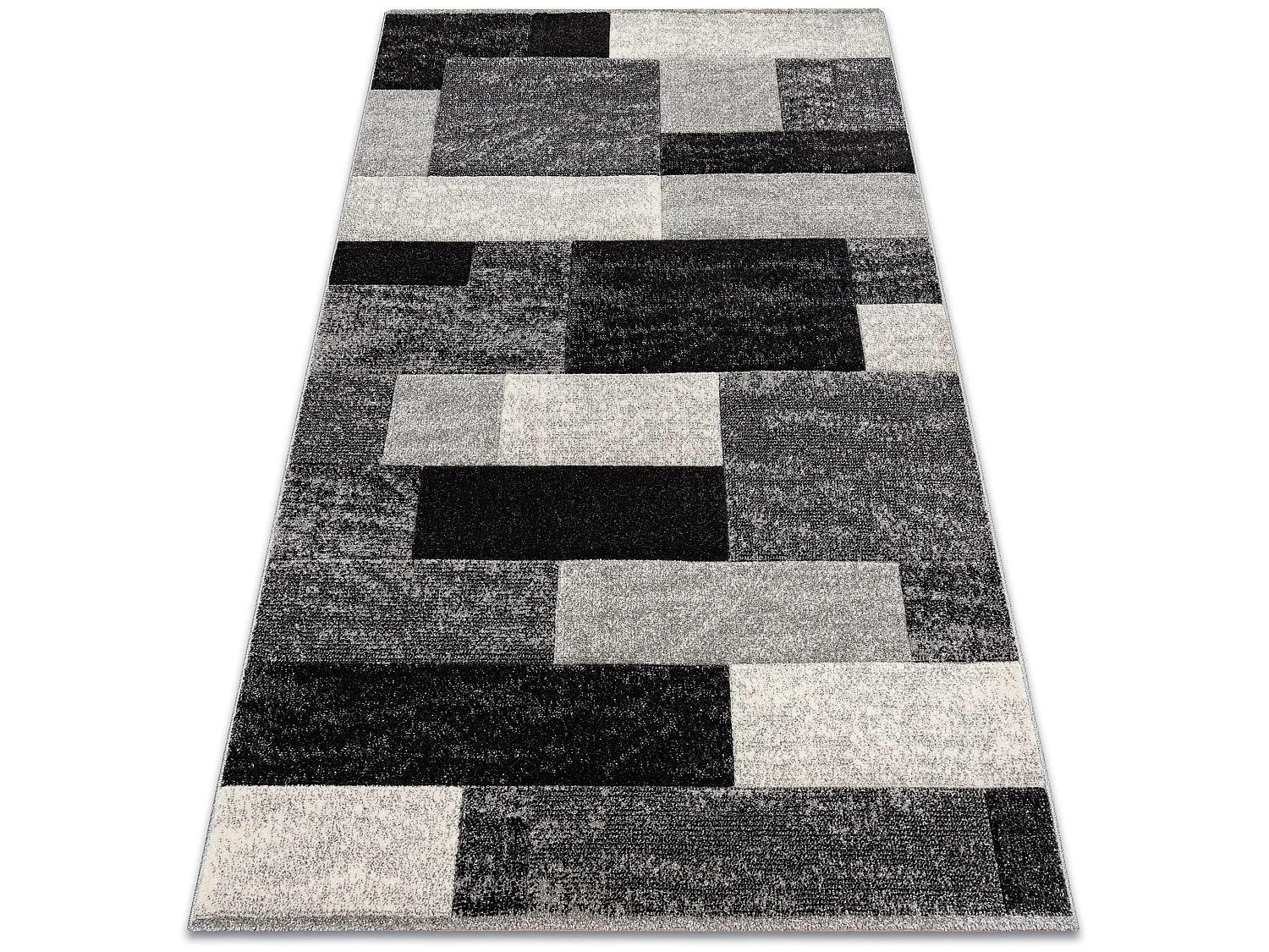 Alfombra FEEL 5756/16811 Rectángulos gris 240x330 cm