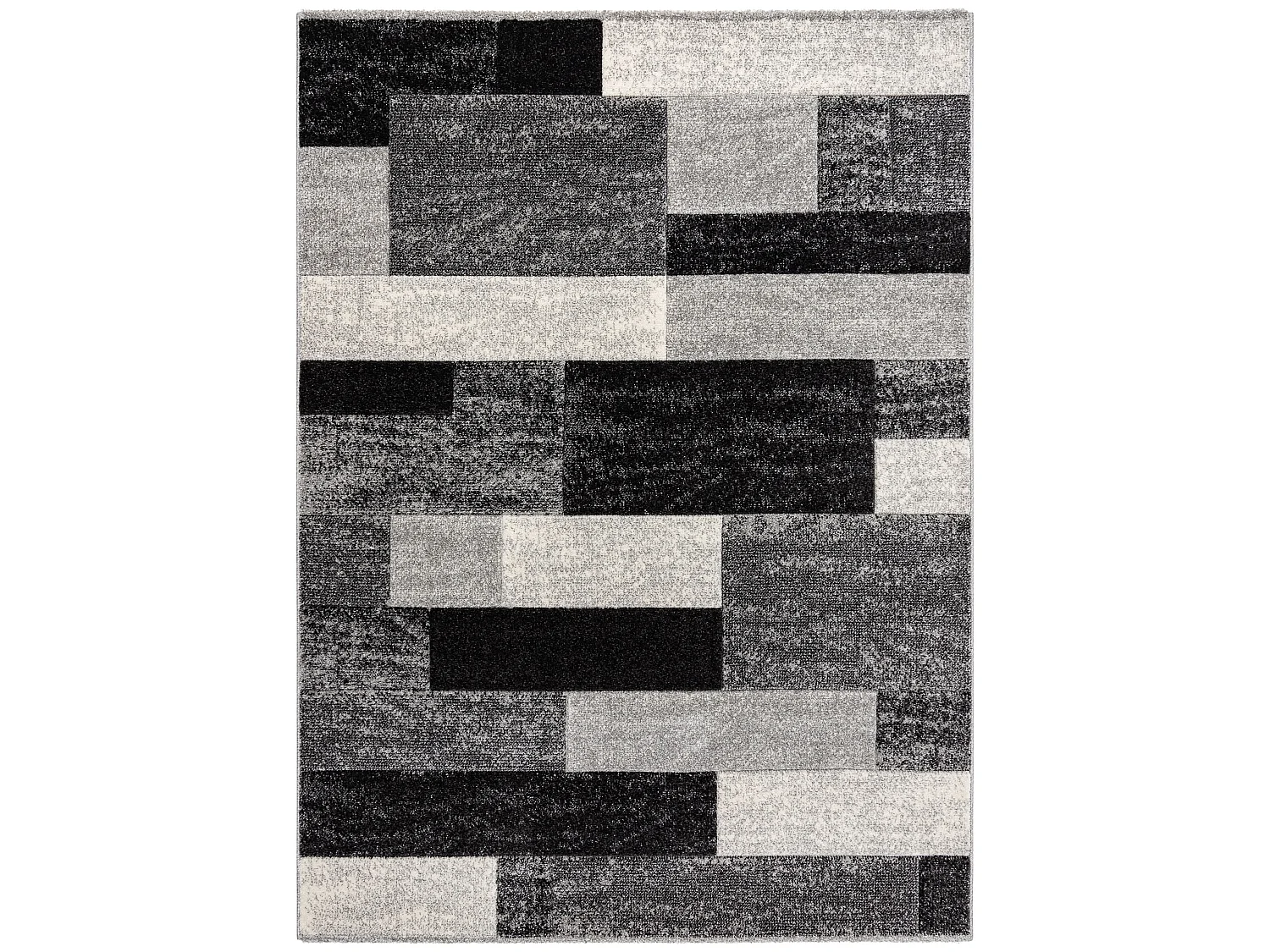 Alfombra FEEL 5756/16811 Rectángulos gris 240x330 cm