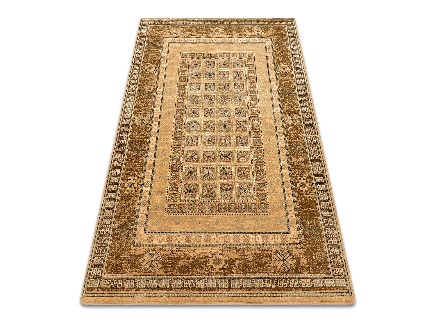 Wollteppich OMEGA ANTIK Honig 200x300 cm