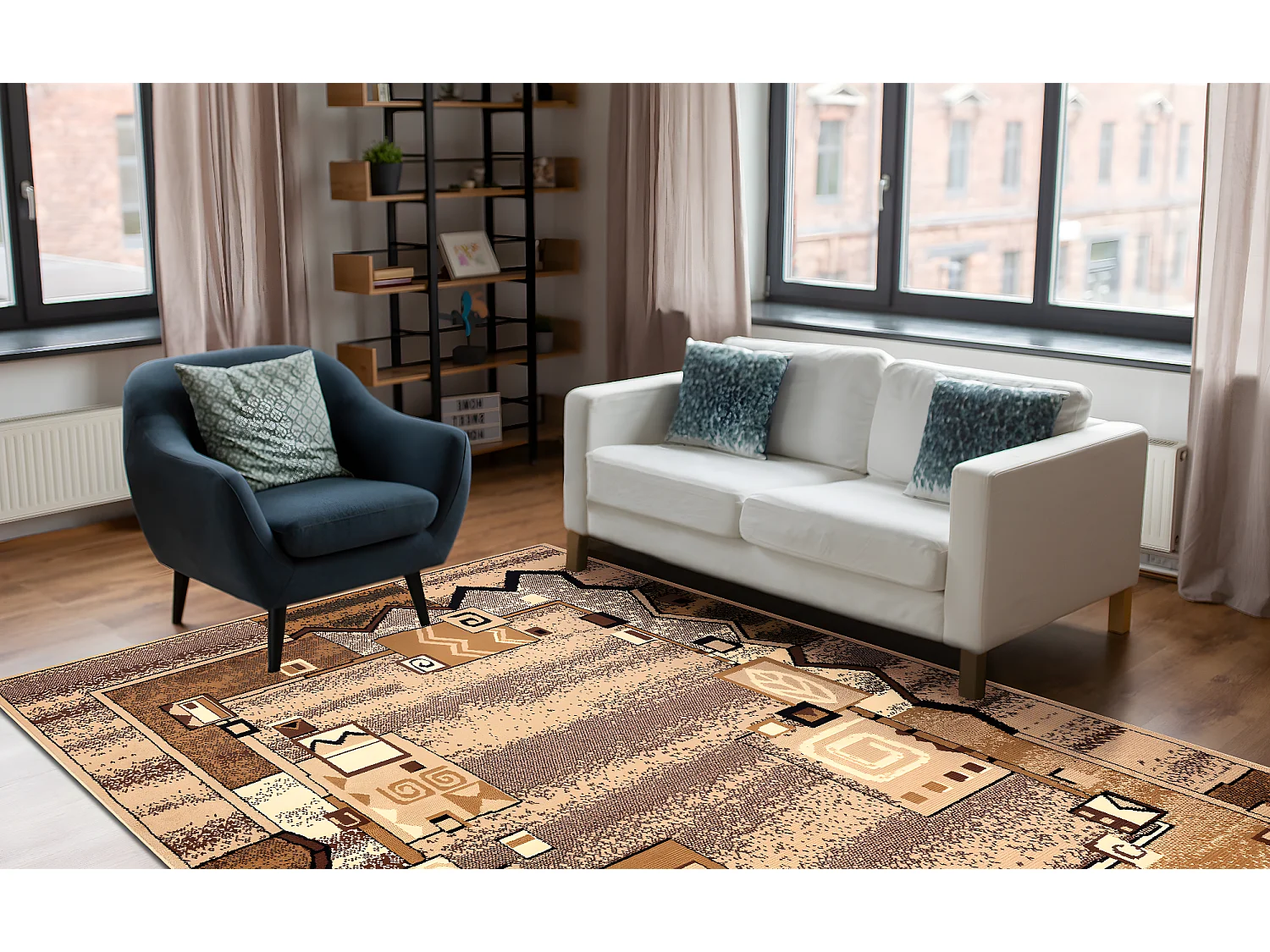 BCF Tapis Morad SZLACZEK Piste, classique - beige 200x300 cm