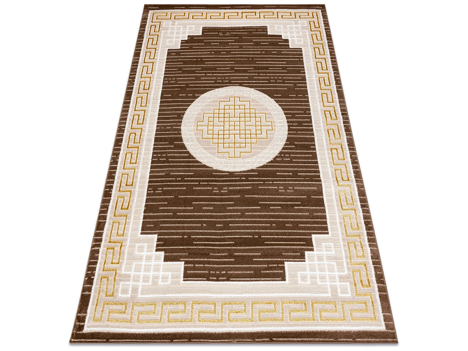 Tapijt MEFE modern 9096 Kader, Grieks sleutel - Structureel, twee pool 160x220 cm