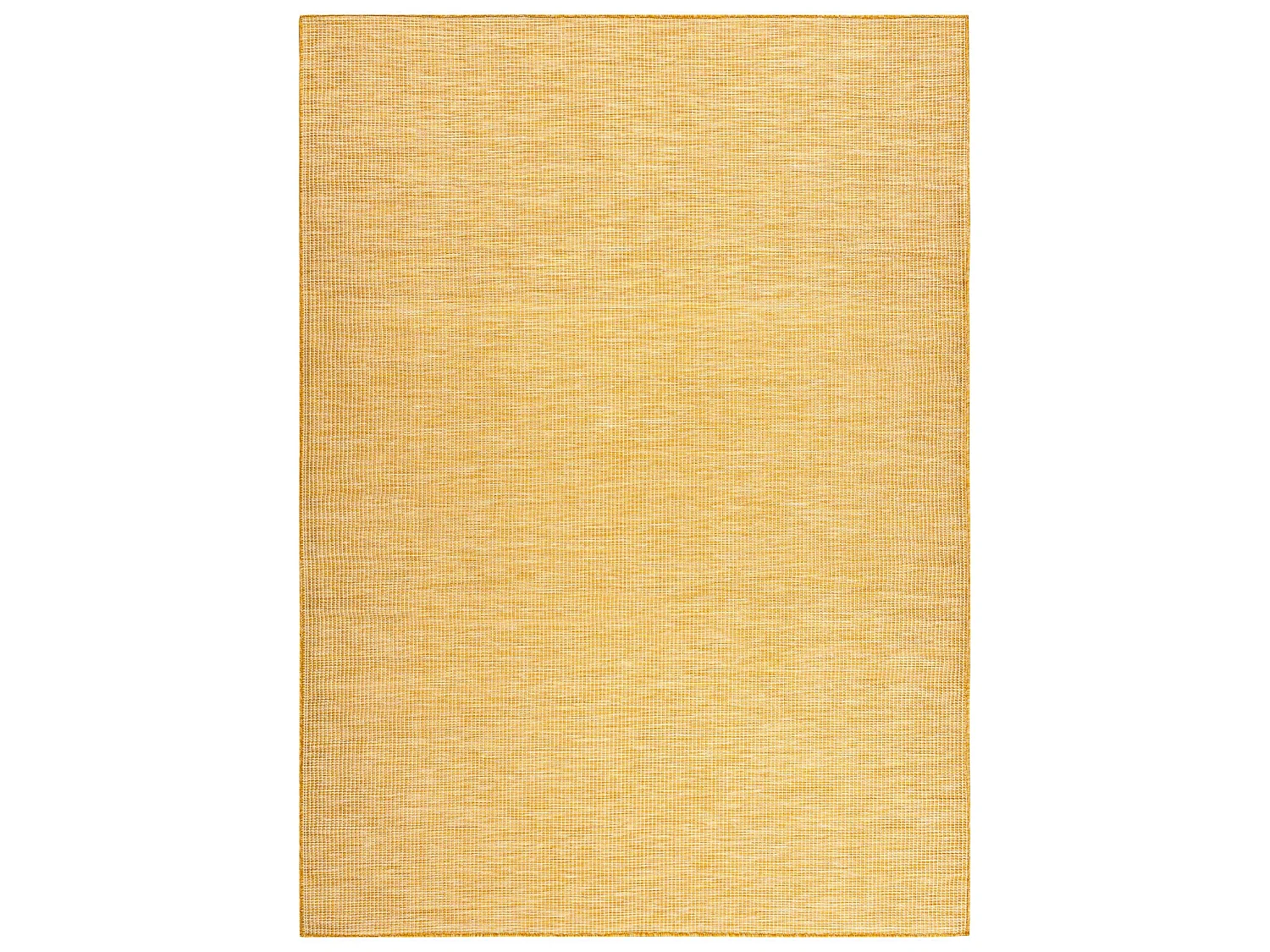 Tapis SIZAL PATIO 2778 tissé à plat jaune, or 117x170 cm