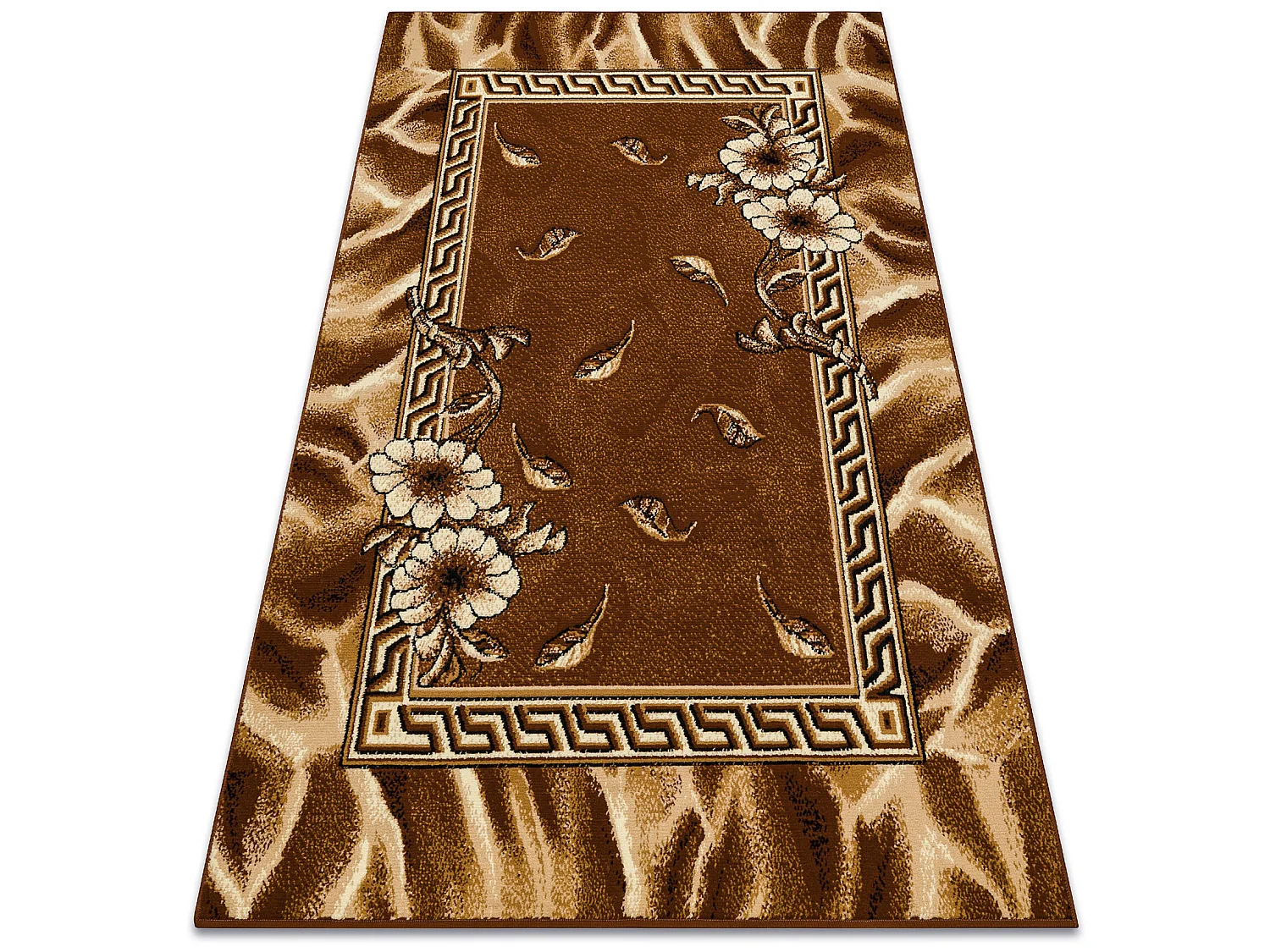 BCF Rug Morad TRIO fleurs, feuilles classique - marron 160x220 cm