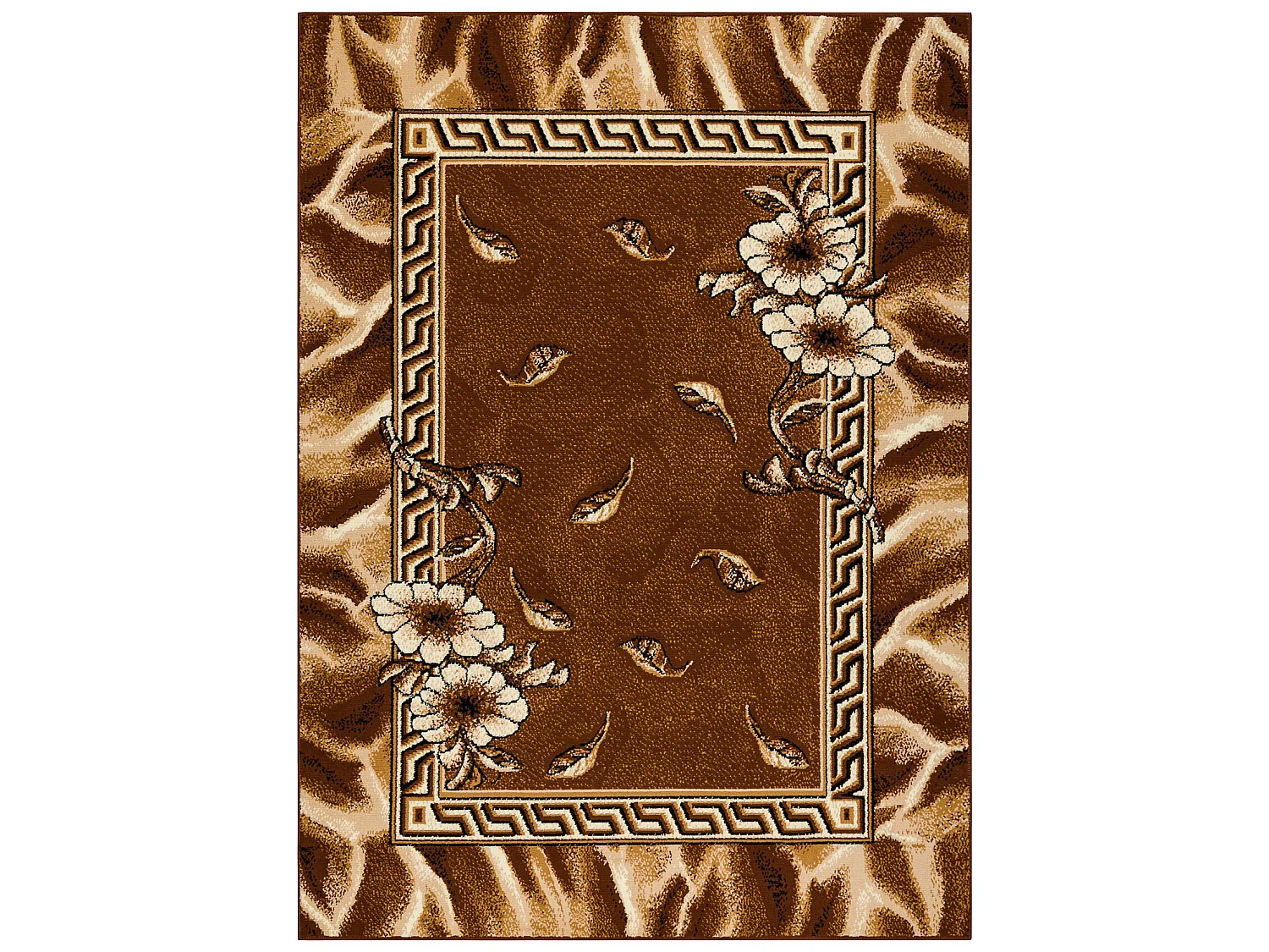 BCF Rug Morad TRIO fleurs, feuilles classique - marron 160x220 cm