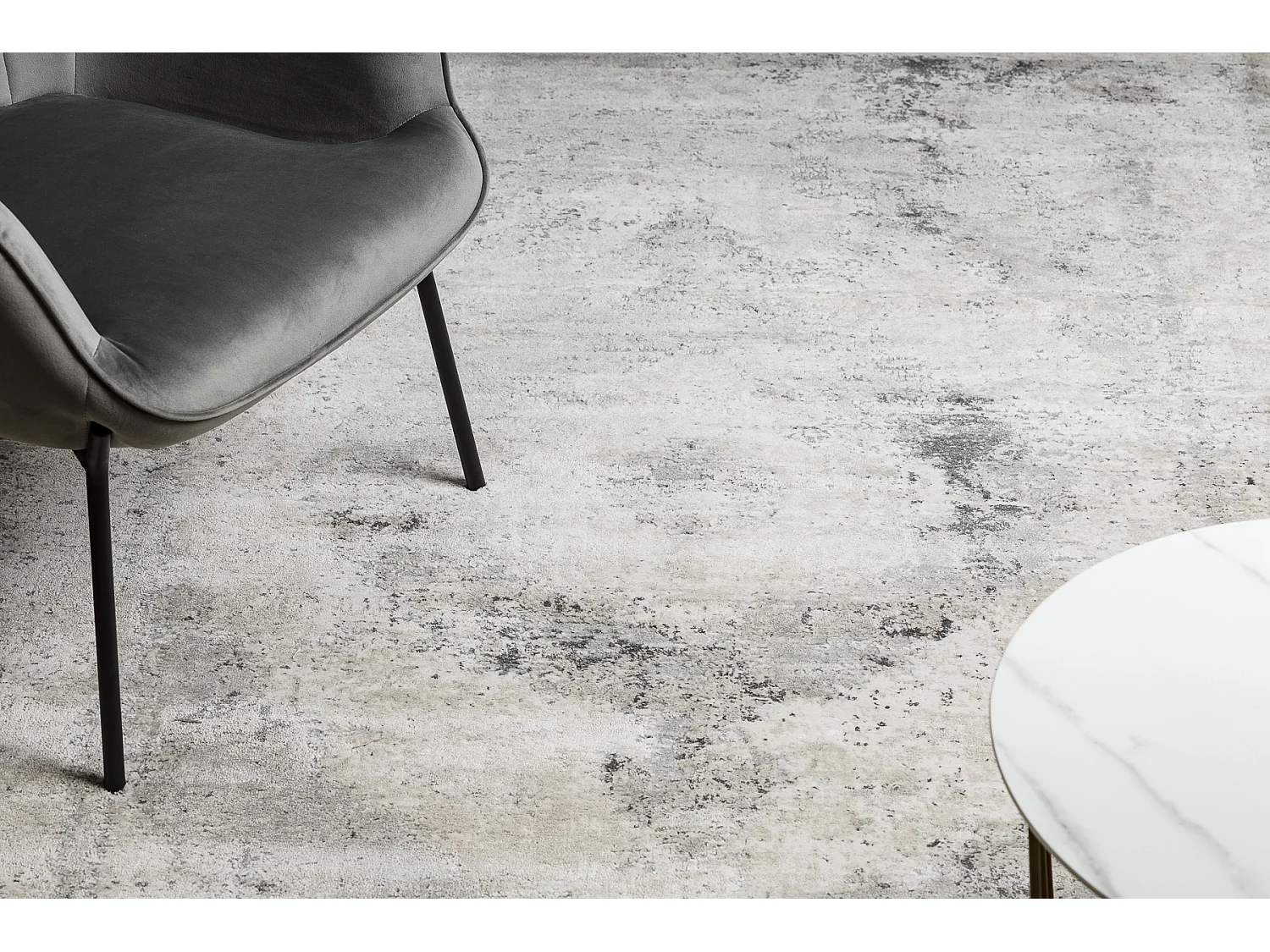 Alfombra TULS estructural, franjas 51321 vintage, Marco, Rosetón beig 180x270 cm