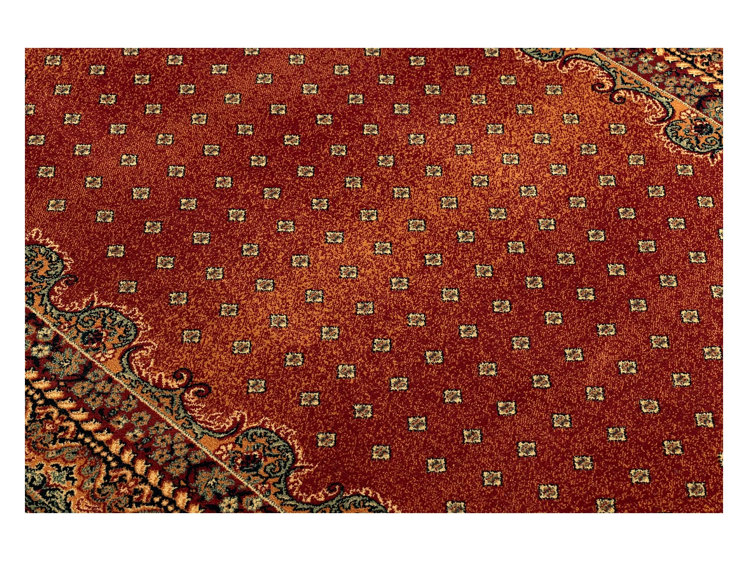 Tapis en laine POLONIA BARON bourgogne  300x400 cm