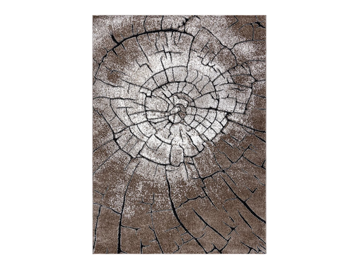 Tapis moderne COZY 8875 Wood, tronc d'arbre - Structural deux niveaux  160x220 cm